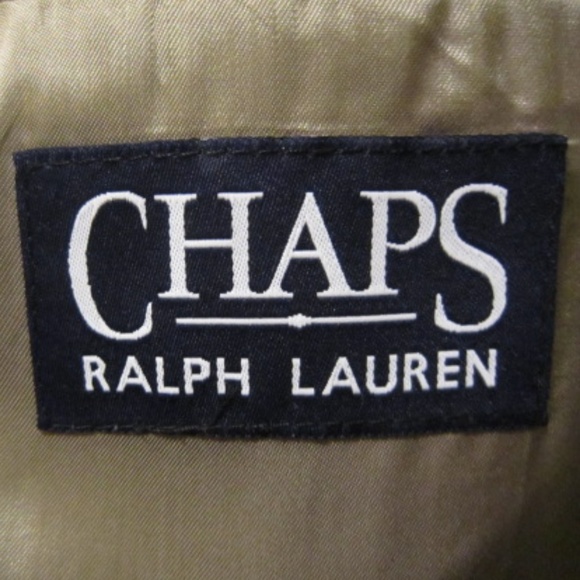 CHAPS RALPH LAUREN TAN PLAID SUIT JKT BLAZER 42R - Picture 7 of 8